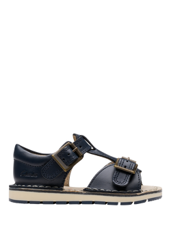 Clarks Kids' Playsun Reef Sandals, Navy Leather