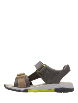 Clarks Kids' Spiney Tail Shoes, Grey - view 2, Grey