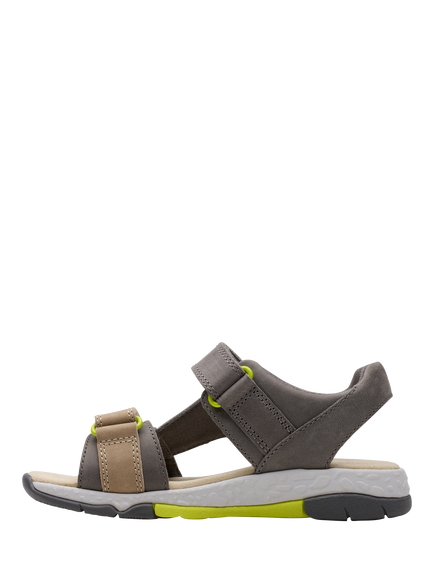 Clarks Kids' Spiney Tail Shoes, Grey - view 2, Grey