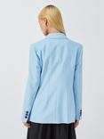 Marella Hieros Double Breasted Blazer, Light Blue