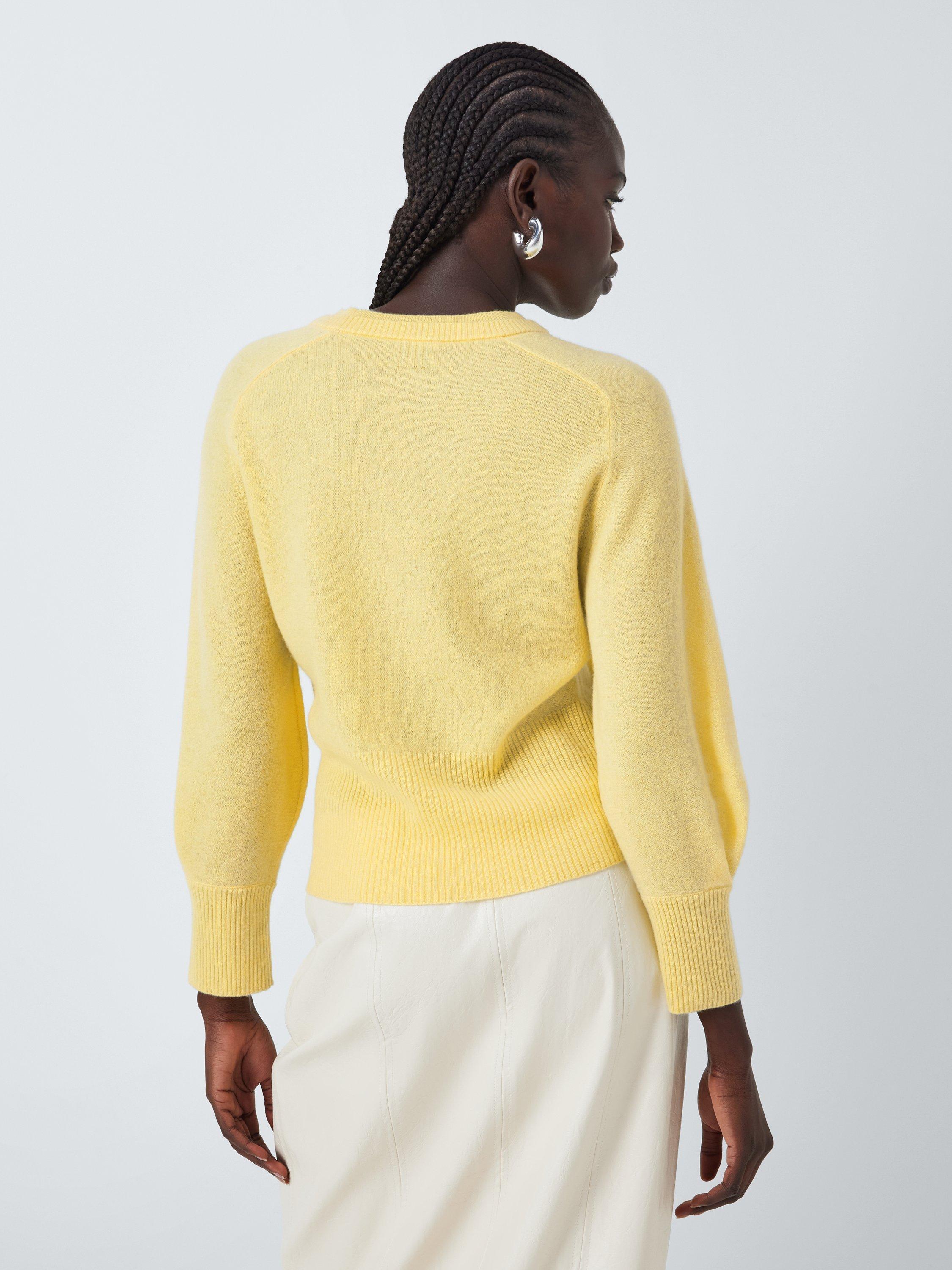 Product image 2 of 6, which shows Marella Chela Wool Rich Jumper, Yellow, S