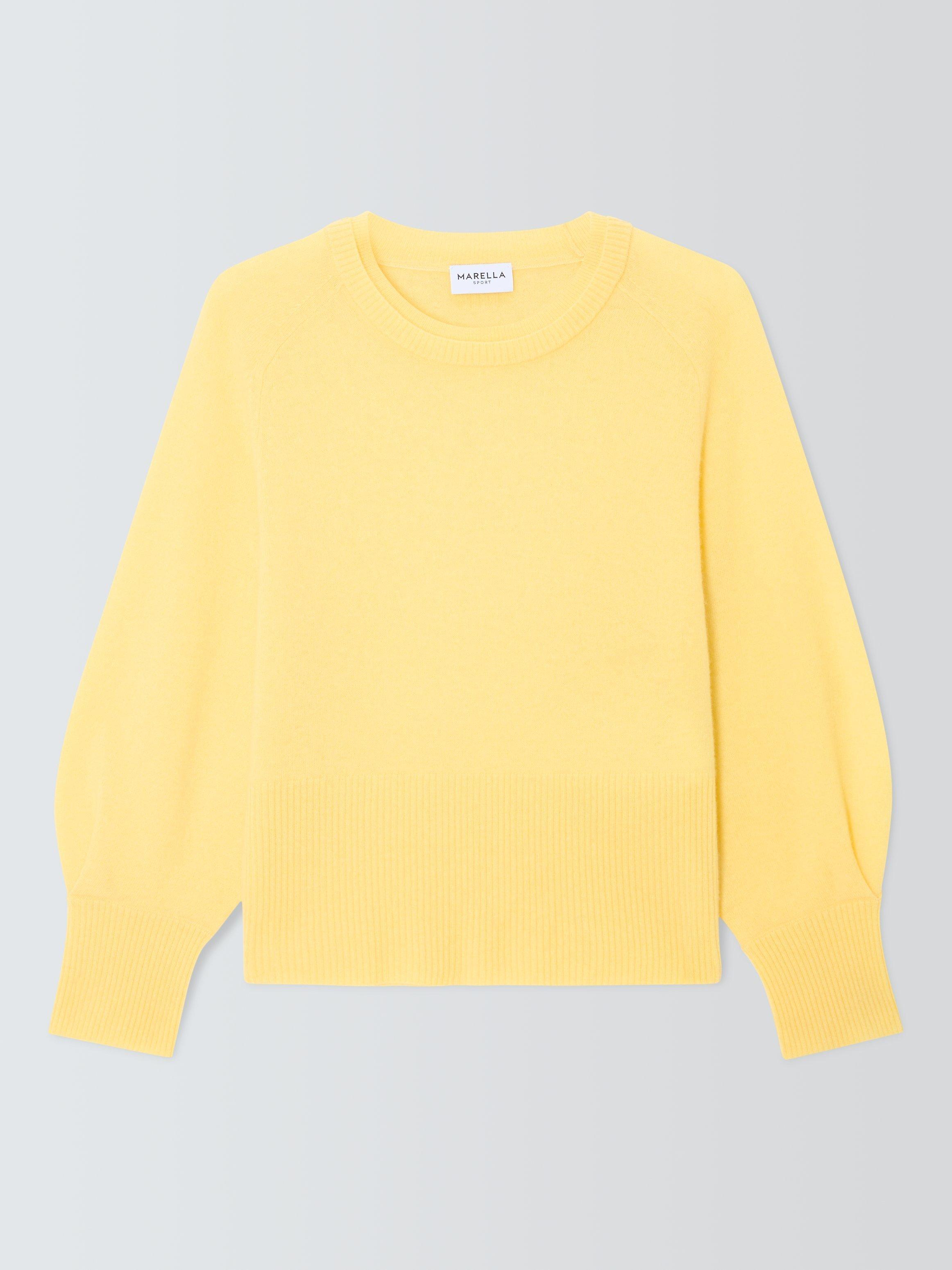 Product image 4 of 6, which shows Marella Chela Wool Rich Jumper, Yellow, S