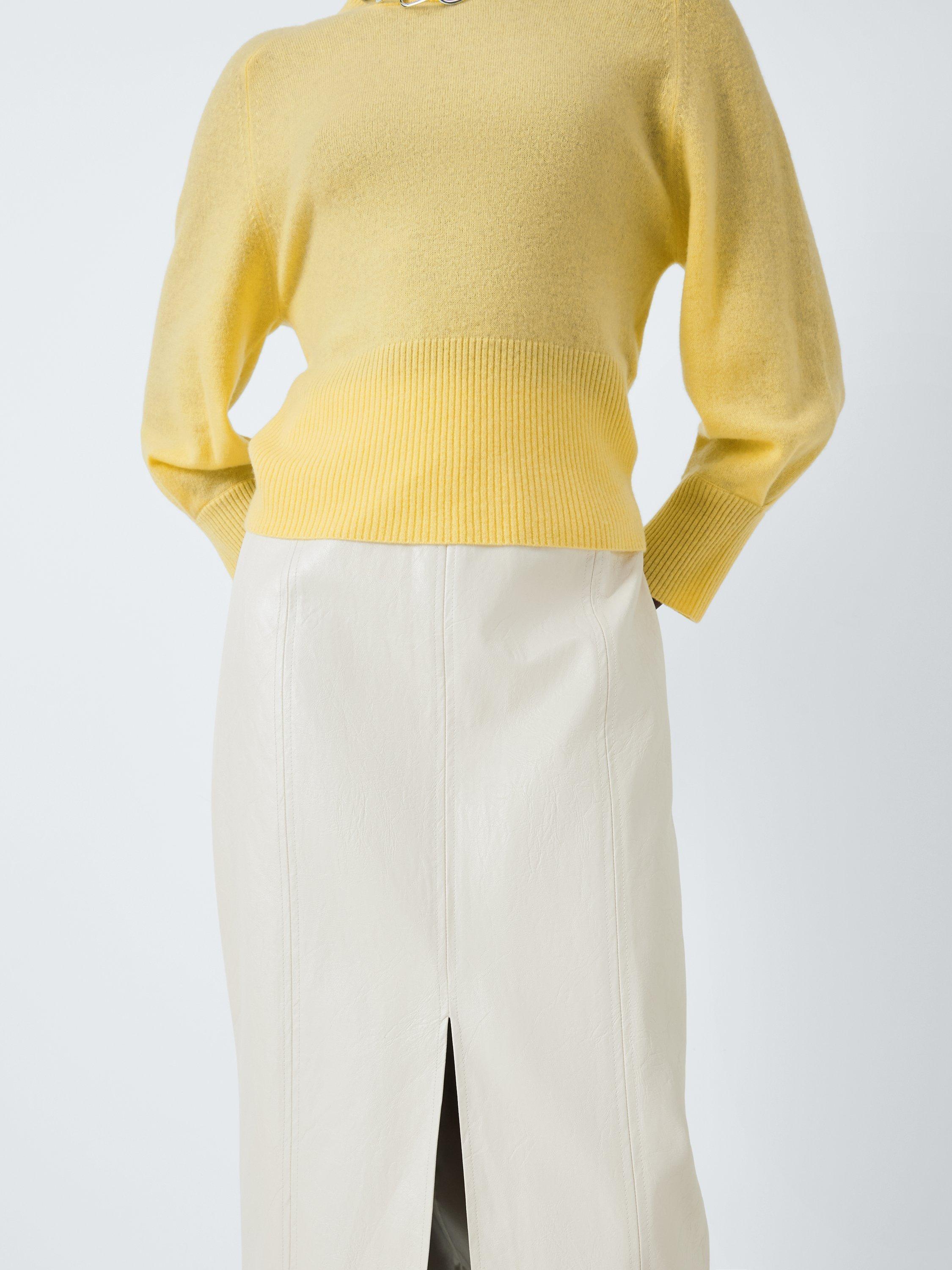 Product image 5 of 6, which shows Marella Chela Wool Rich Jumper, Yellow, S
