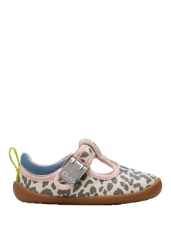 Clarks Baby Roamer Vibe Pre-Walker Shoes, Ecru Canvas, Ecru Canvas