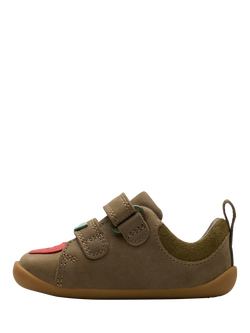 Clarks Baby Roamer Garden Pre-Walker Leather Toddler Shoes, Olive - view 2, Olive