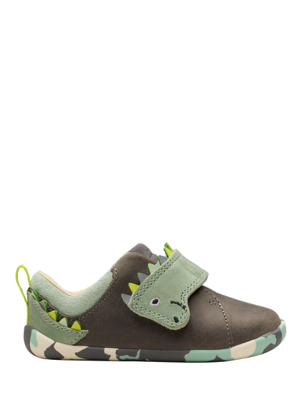 Clarks Kids' Roamer Spiney Pre-Walker Toddler Shoes, Grey/Sage, Grey/Sage