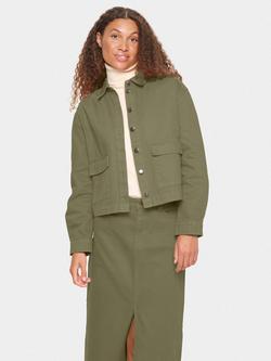 Saint Tropez Ilu Denim Jacket, Green, Green