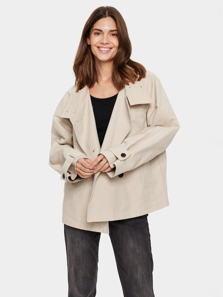 Saint Tropez Isobel High Neck Jacket, Feather Gray, Feather Gray
