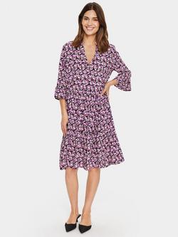 Saint Tropez Eda Abstract Floral Dress, Multi, Multi