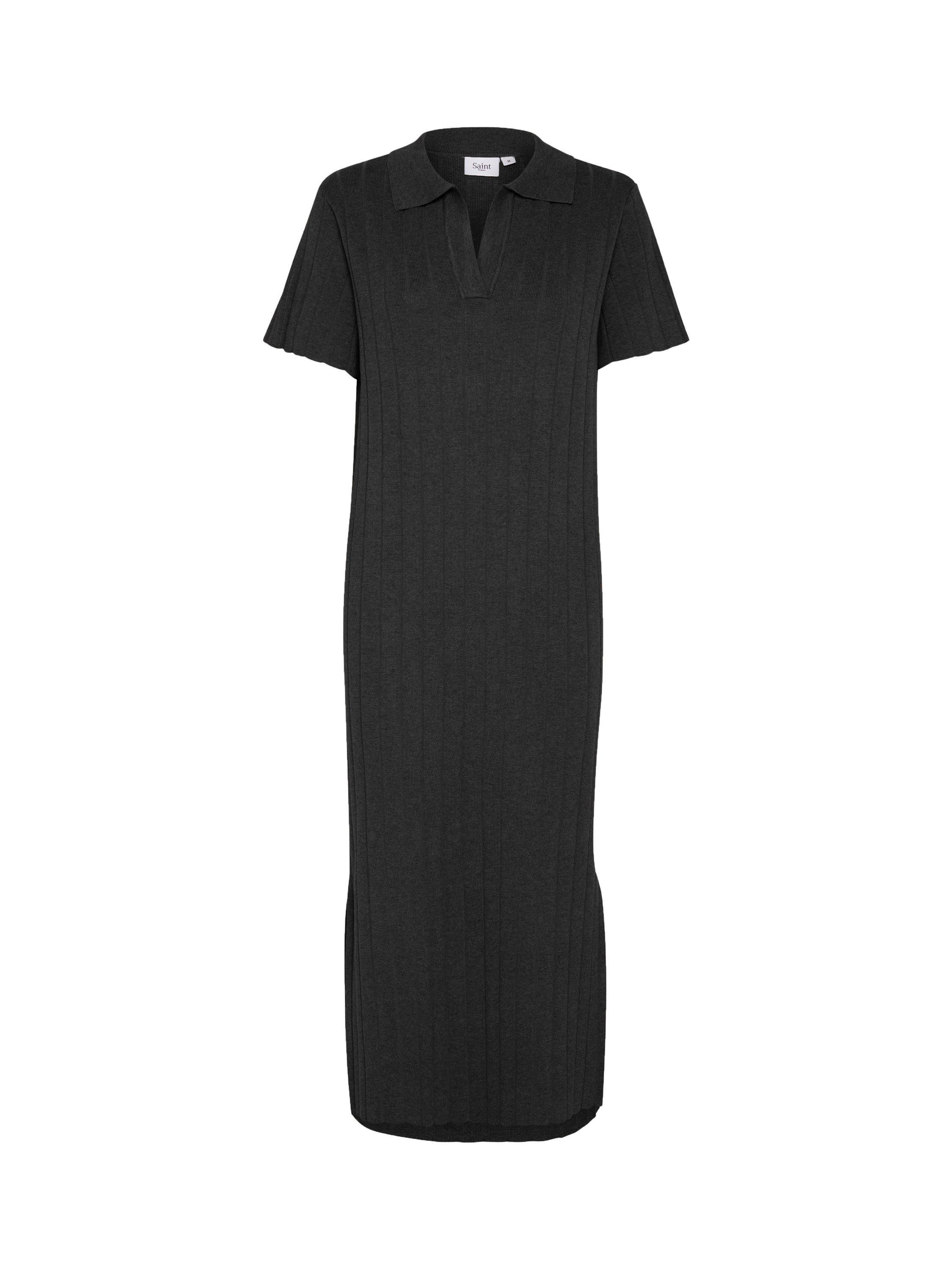 Product image 4 of 5, which shows Saint Tropez Fumiko Knit Dress, Black, XS