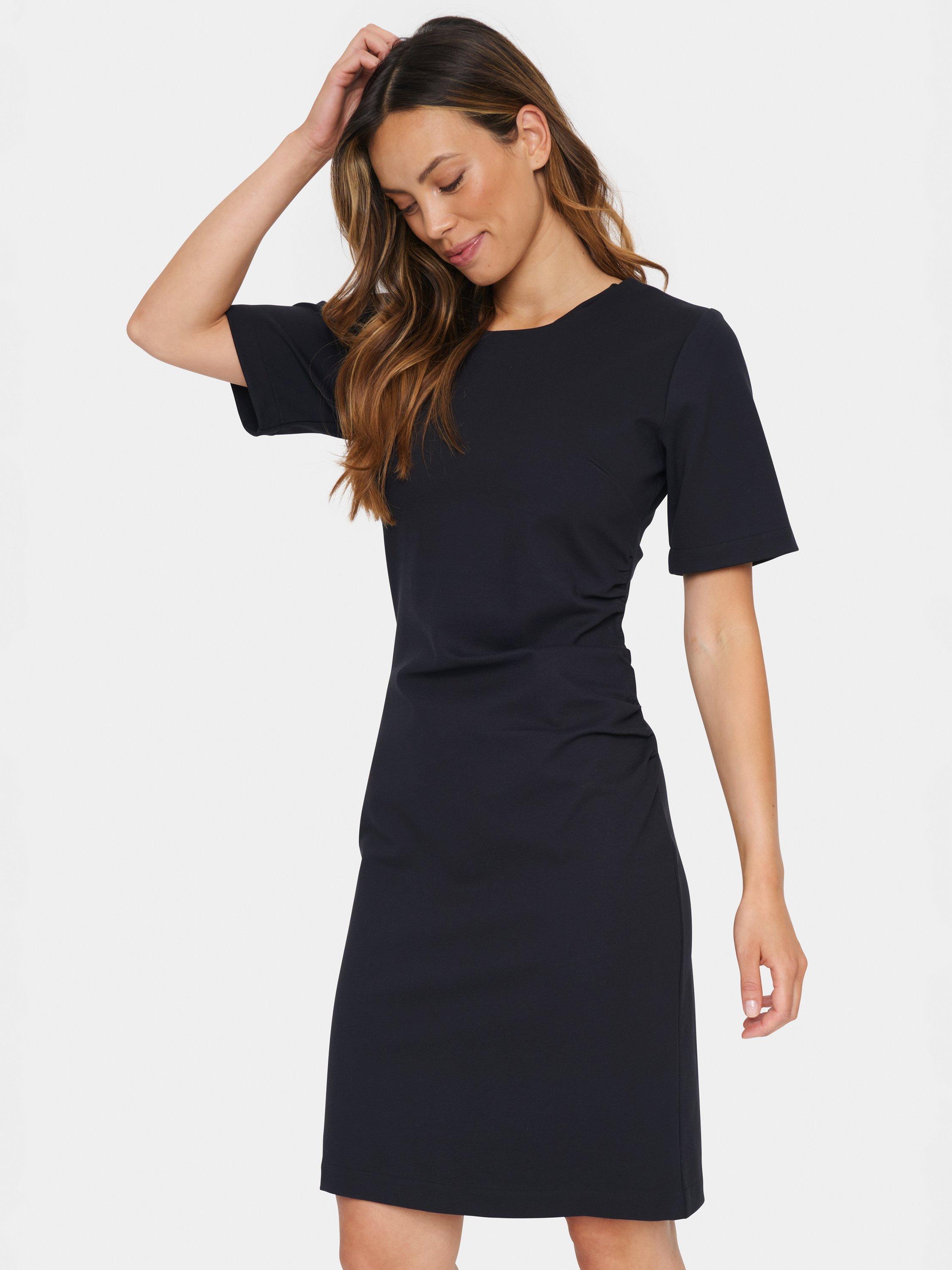 Product image 3 of 6, which shows Saint Tropez Genny Slim Fit Mini Dress, Black, XS