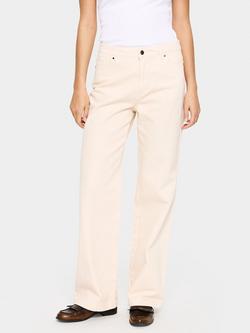 Saint Tropez Ilu Wide Leg Jeans, Creme