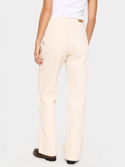 Saint Tropez Ilu Wide Leg Jeans - view 2, Creme