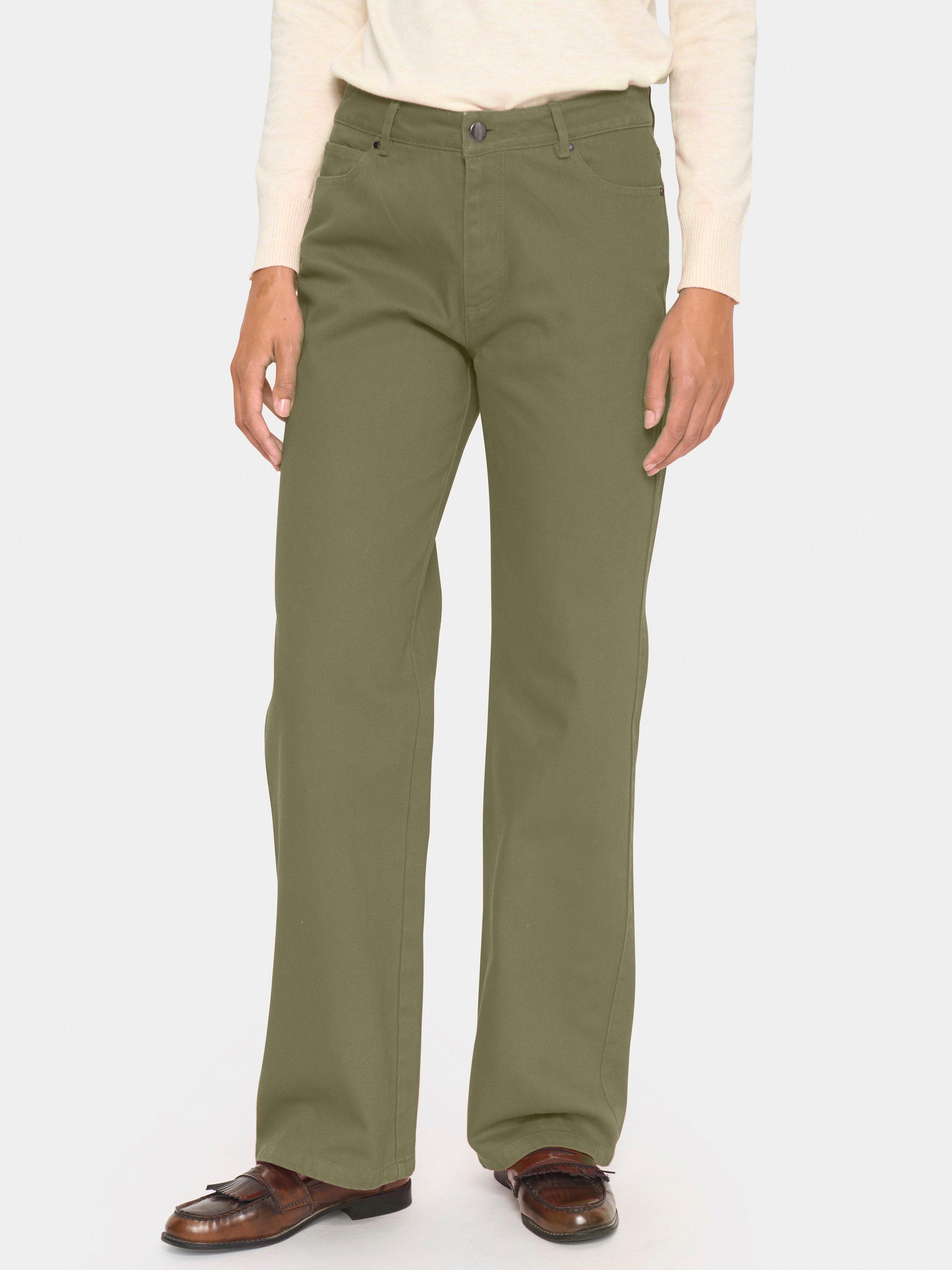 Product image 1 of 5, which shows Saint Tropez Ilu Wide Leg Jeans, Musk, XS
