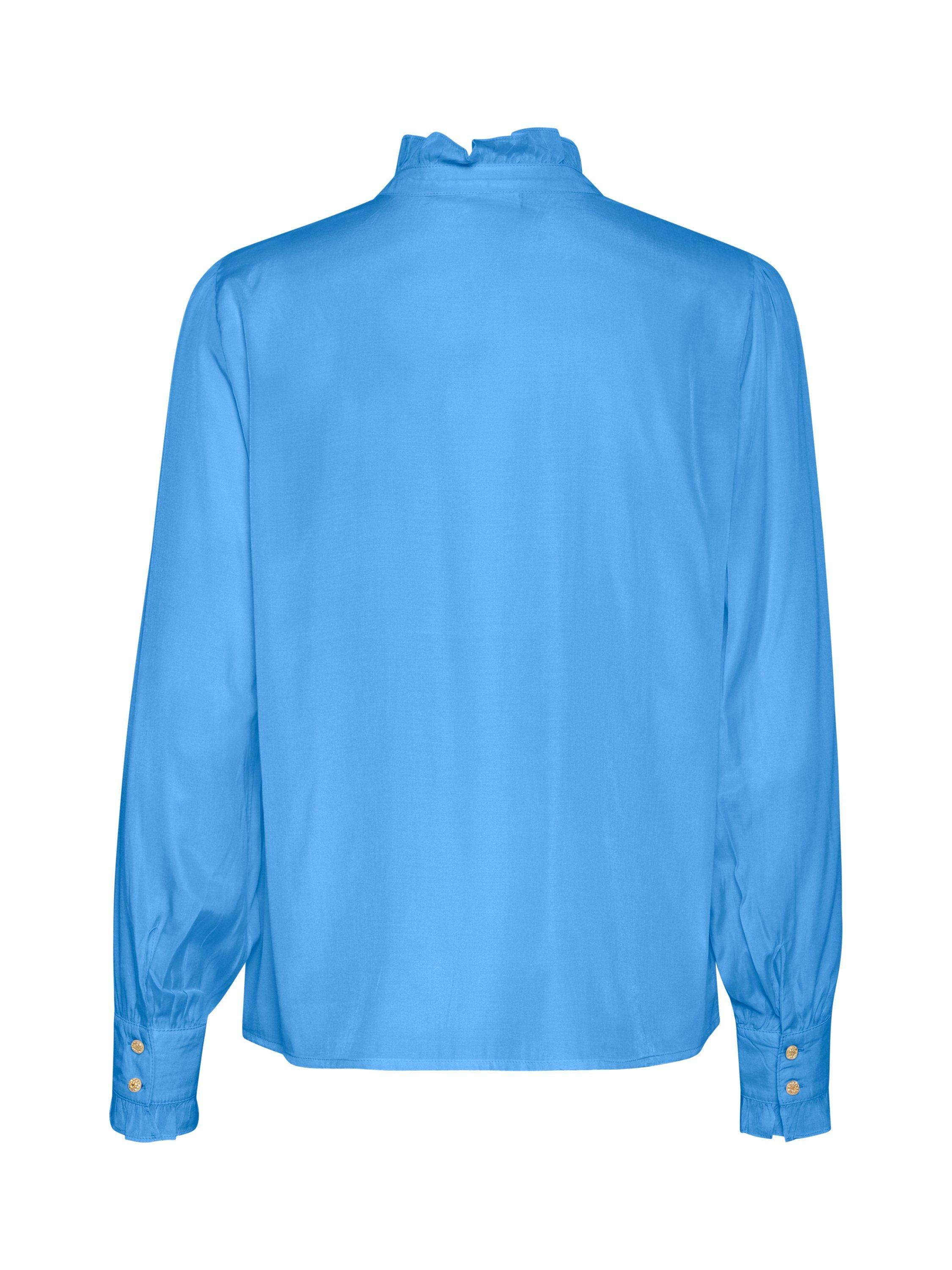 Product image 6 of 6, which shows Saint Tropez Felina Frill Shirt, All Aboard, M