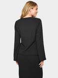 Saint Tropez Ilyssa Flared Sleeve Top, Black