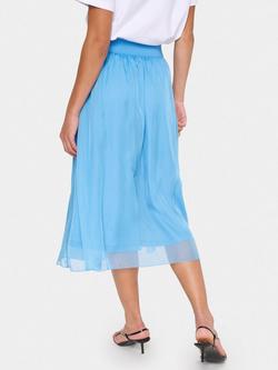 Saint Tropez Coral Ciffon Midi Skirt - view 2, All Aboard