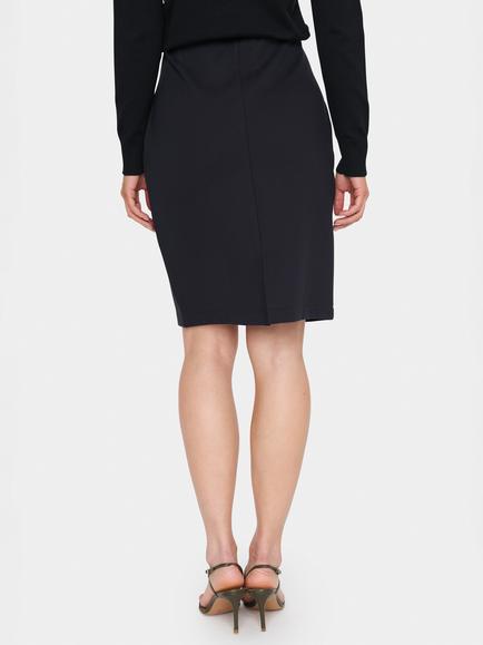 Saint Tropez Genny Slim Fit Mini Skirt, Black - view 2, Black