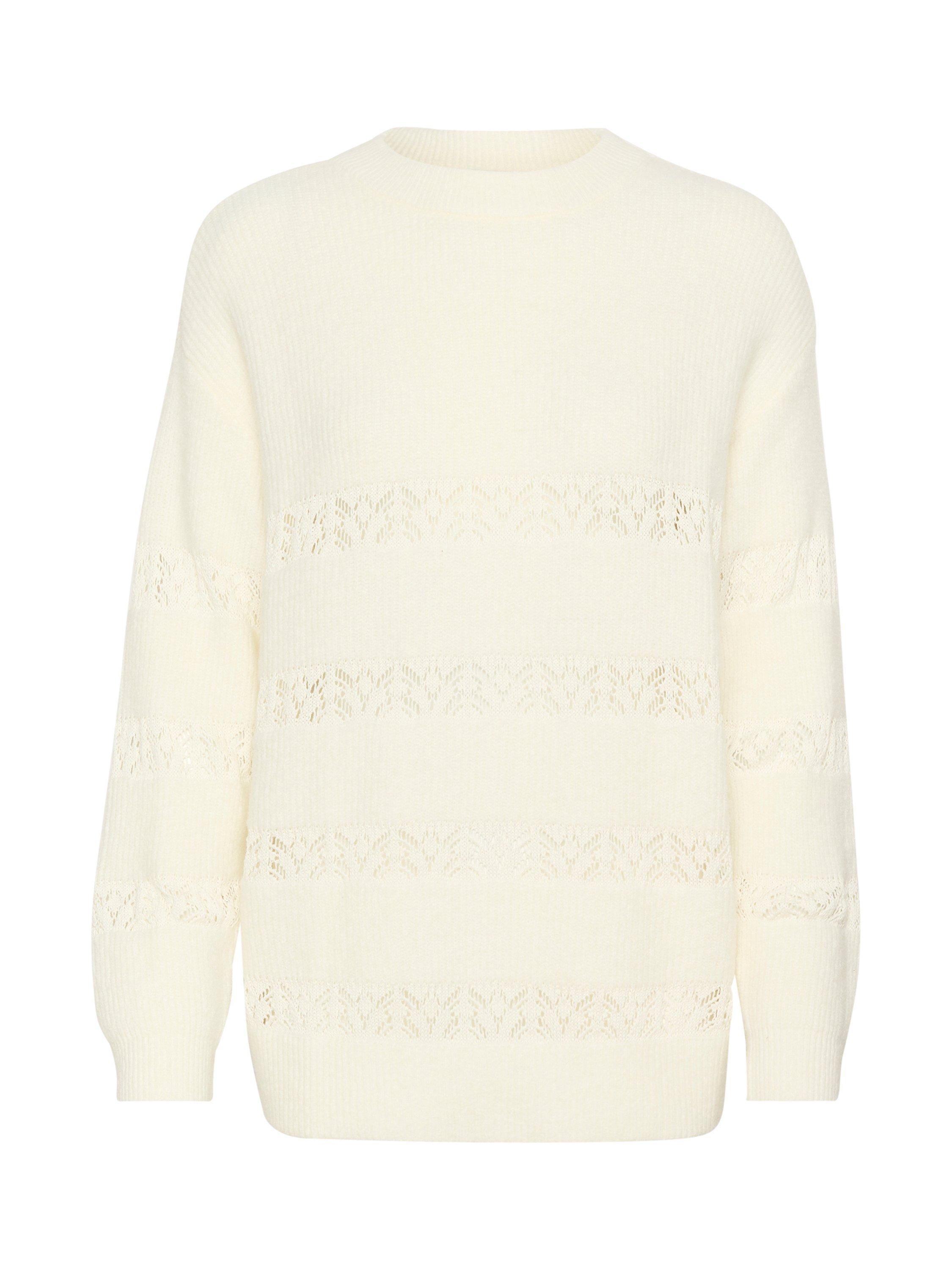 Product image 5 of 6, which shows Saint Tropez Ingela Textured Knit Jumper, Ice, XS