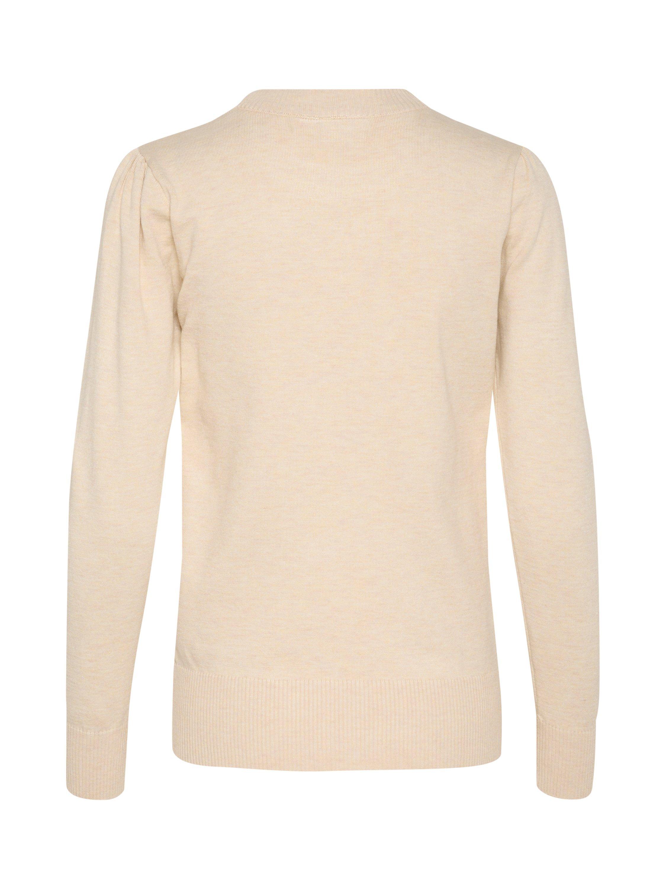 Product image 6 of 6, which shows Saint Tropez Mila Crew Neck Jumper, Breath Melange, Breath Melange, XS