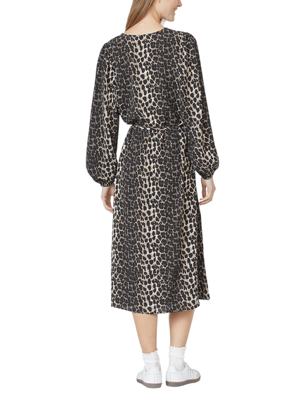 Sisters Point Ventia Leopard Print Dress, Multi - view 2, Multi