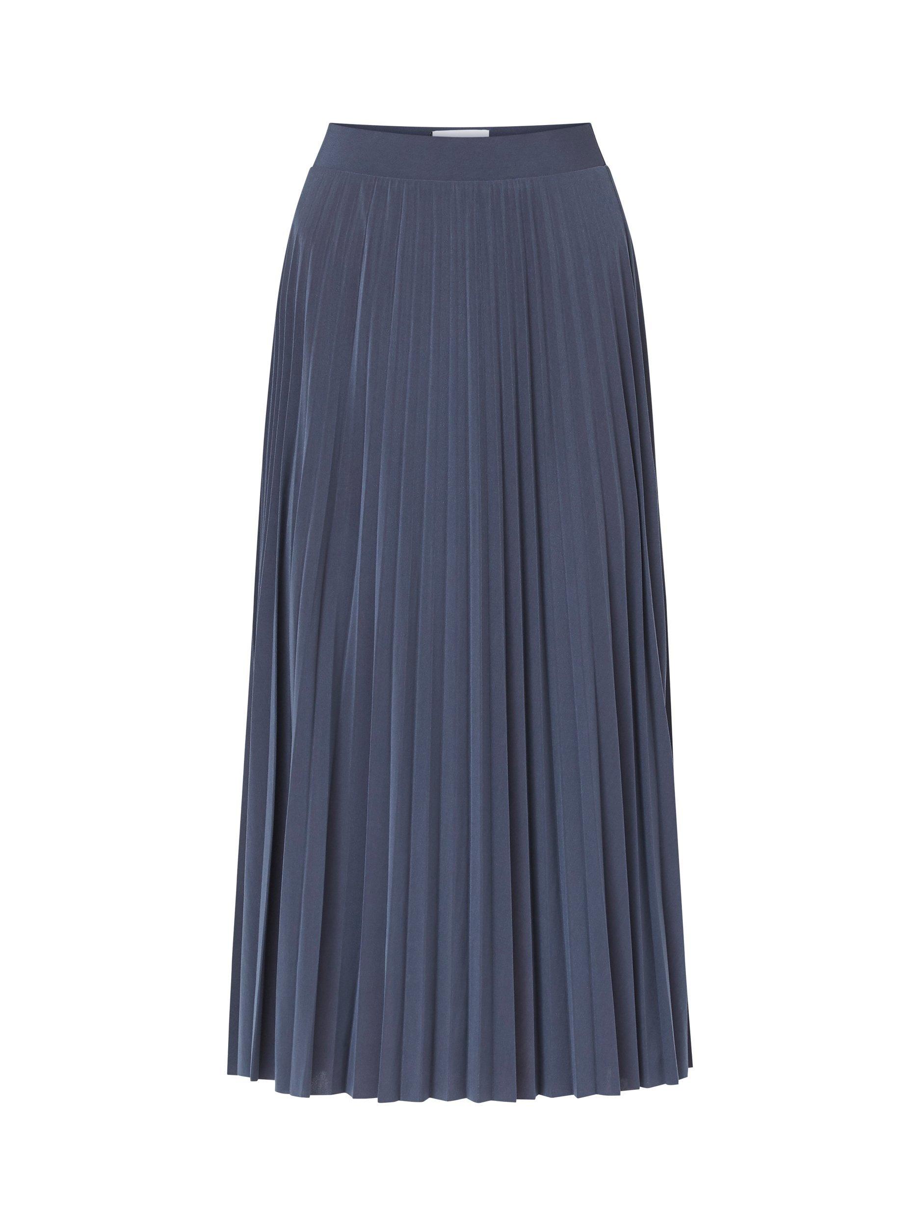 Product image 4 of 5, which shows Sisters Point Malou Pleated Midi Skirt, Antracit, XS