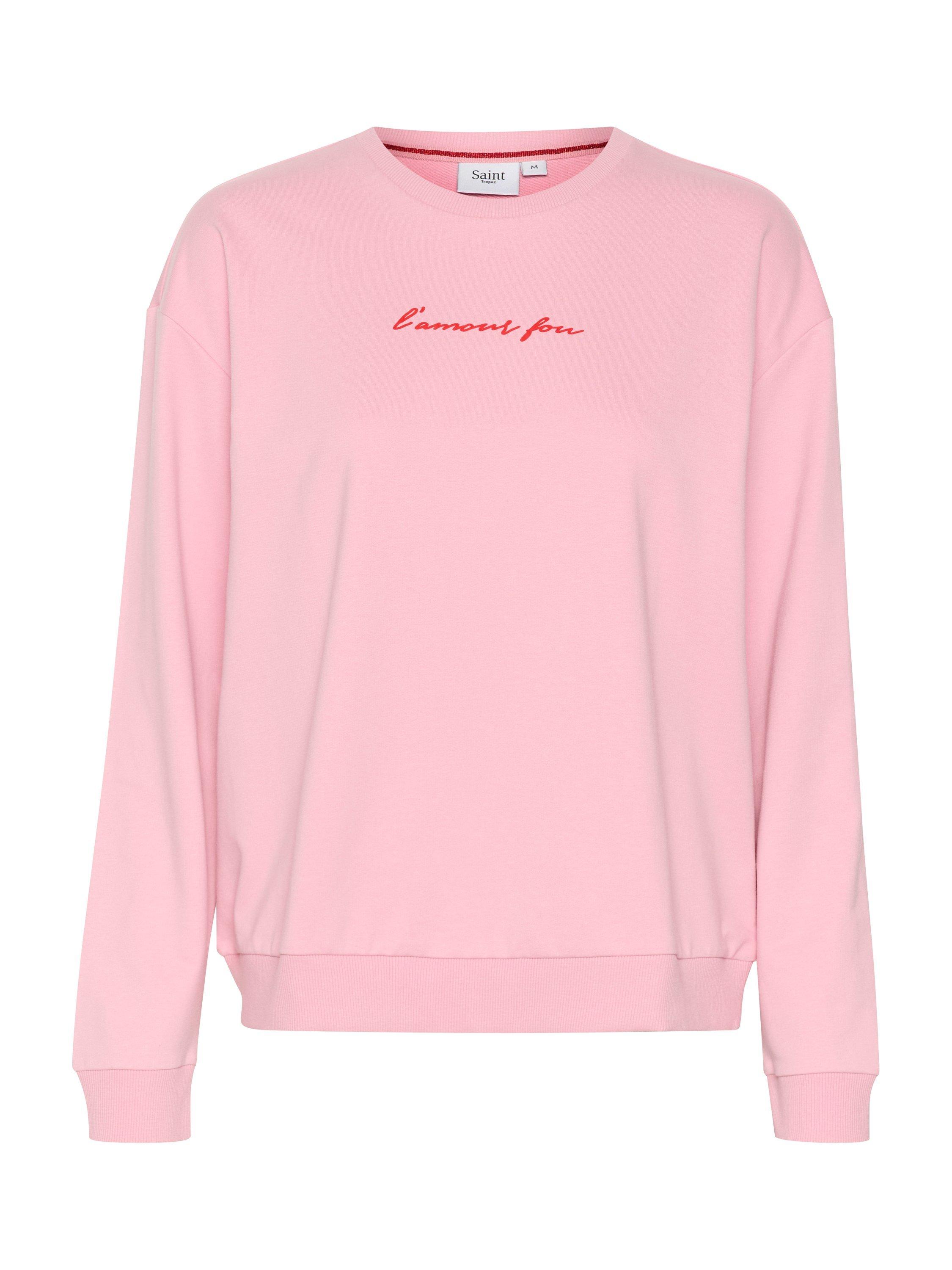Product image 5 of 6, which shows Saint Tropez Ippa L'Amour Fou Sweatshirt, Pink, XXL