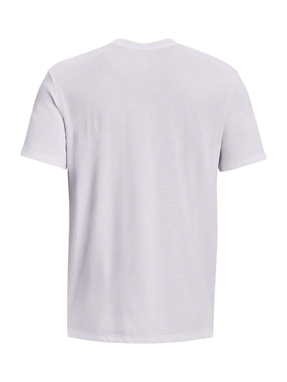 Product image 5 of 5, which shows Under Armour Logo T-Shirt, White /  Black, L