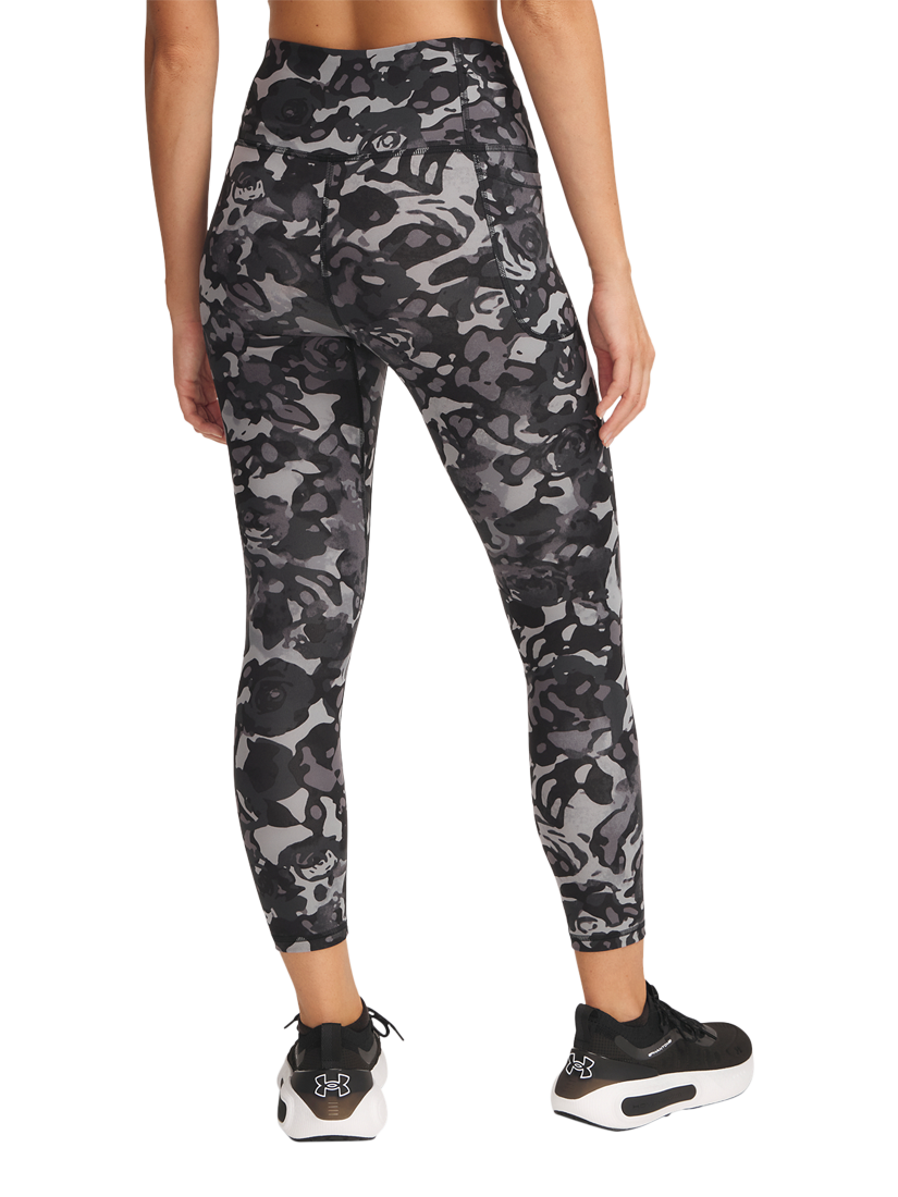 Product image 2 of 3, which shows Under Armour Motion Printed Ankle Leggings, Black/White, S