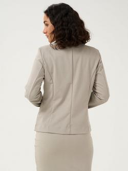 KAFFE Jenny Notch Lapel Blazer, Elephant Skin - view 2, Elephant Skin