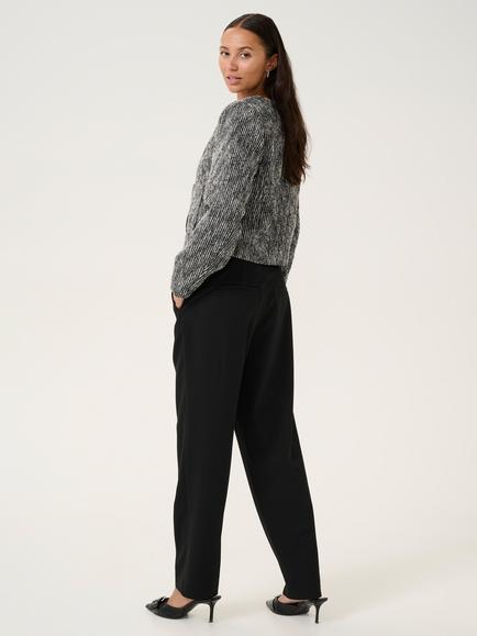 KAFFE Minella Boucle Blazer, Black & White Boucle - view 2, Black & White Boucle