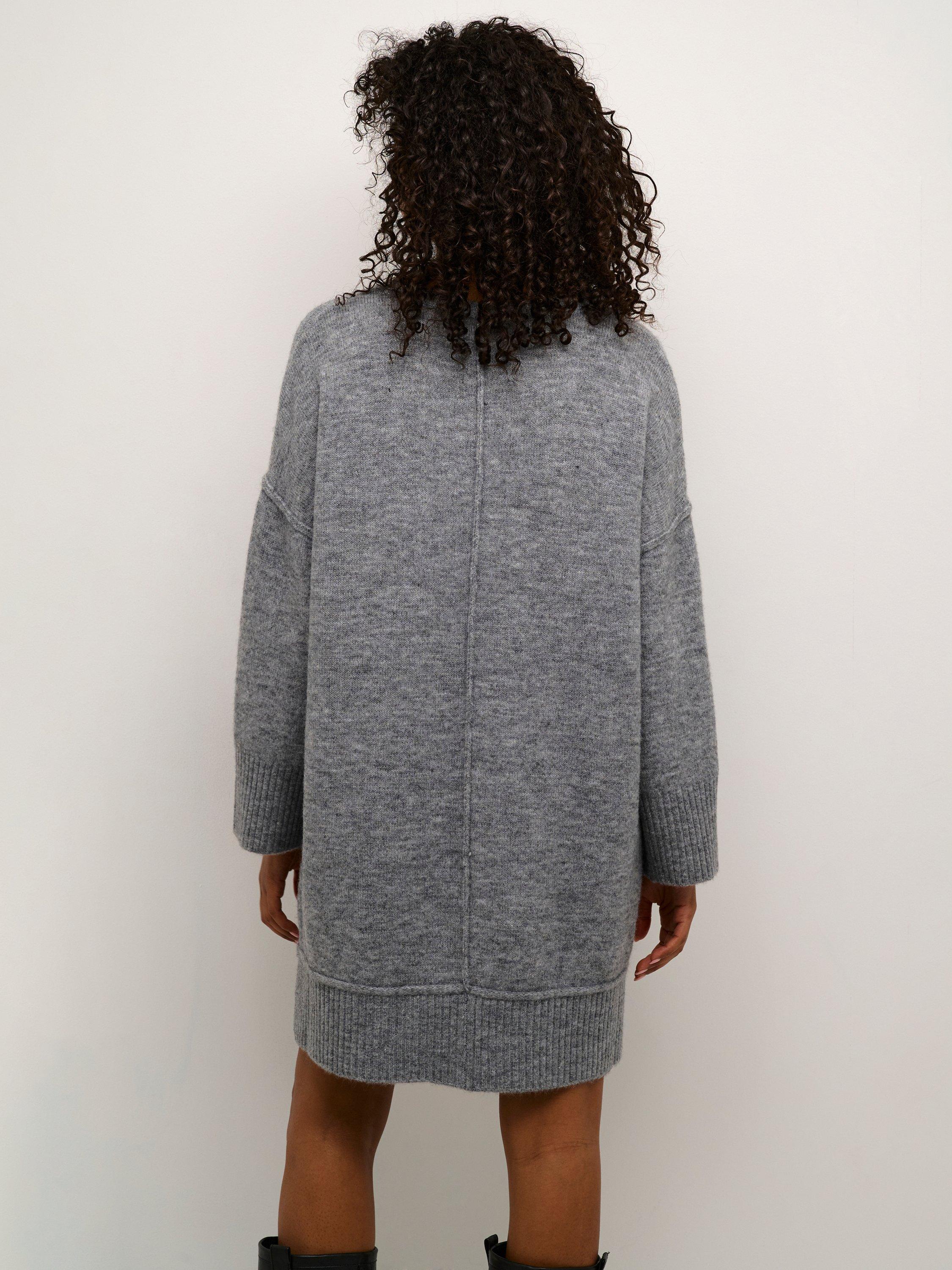 Product image 2 of 6, which shows KAFFE Fridana Jumper Dress, Grey, XS