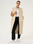 KAFFE Lorena Quilted Gilet, Feather Grey