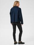 KAFFE Patricia Short Trench Coat, Midnight Marine