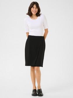 KAFFE Thea Pencil Skirt, Black Deep - view 2, Black Deep