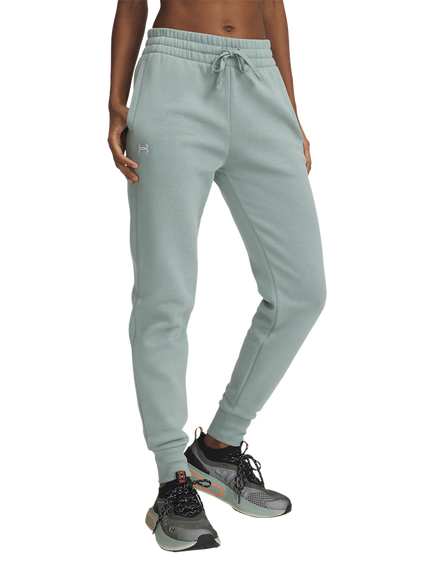 Under Armour Women's Rival Trousers, Silica Green/ White, Silica Green/ White