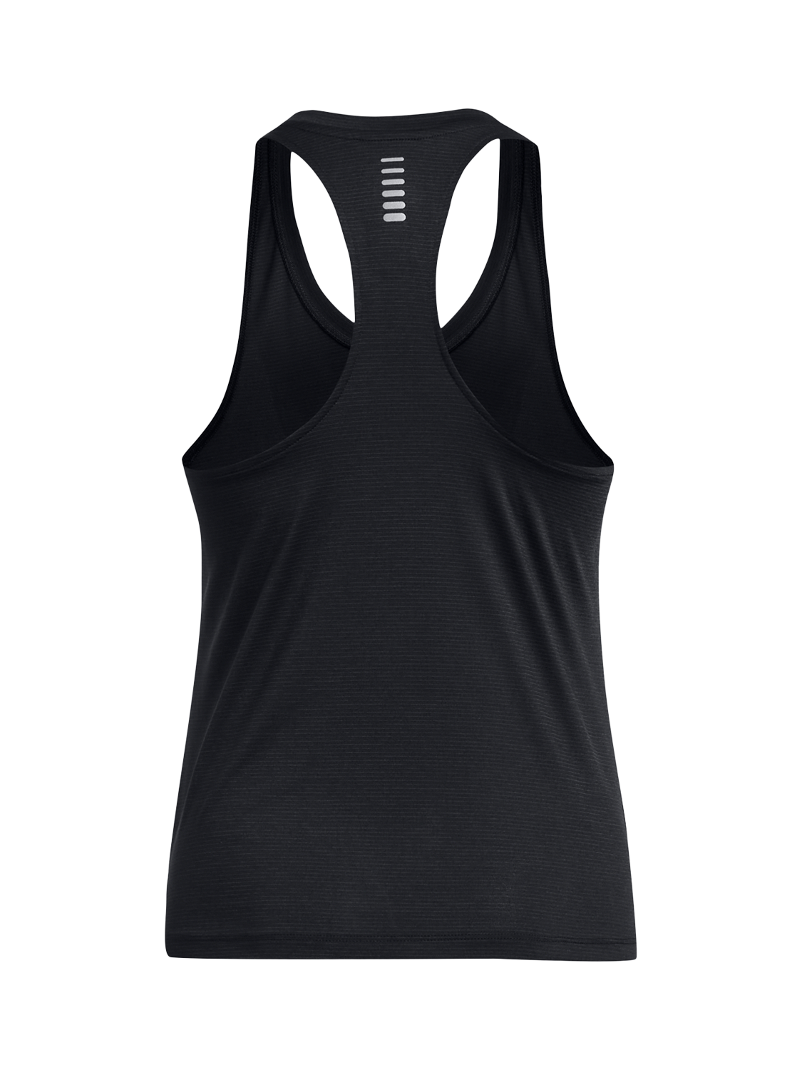 Product image 4 of 4, which shows Under Armour Women's Launch Vest Top, Black / Reflective, L