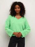 KAFFE Fridana V-Neck Loose Fit Jumper, Spring Bouquet