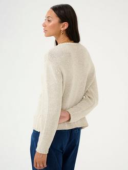 KAFFE Gerdi Regular Fit Jumper, Turtledove Melange - view 2, Turtledove Melange