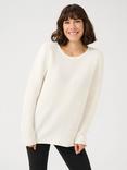 KAFFE Linka Round Neck Rib Knit Jumper