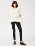 KAFFE Linka Round Neck Rib Knit Jumper
