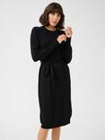 KAFFE Lizza Belted Knee Length Knit Dress