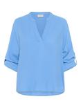 KAFFE Malle Notch Neck Top