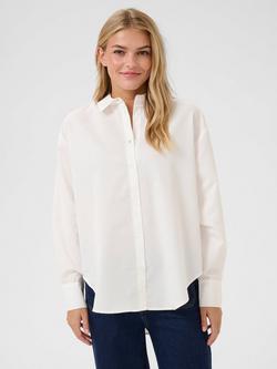 KAFFE Selma Tie Waist Shirt, Chalk