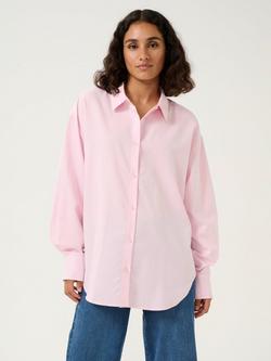 KAFFE Selma Tie Waist Shirt, Lilac Snow
