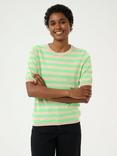 KAFFE Lizza Stripe Short Sleeve Jumper