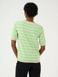 KAFFE Lizza Stripe Short Sleeve Jumper