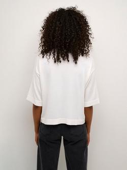 KAFFE Lizza Turtleneck Knit Top - view 2, Chalk