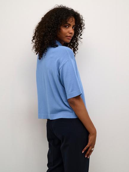 KAFFE Lizza Turtleneck Knit Top - view 2, Ebb And Flow