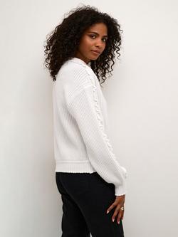 KAFFE Maggi Pure Organic Cotton Cotton Jumper - view 2, Chalk